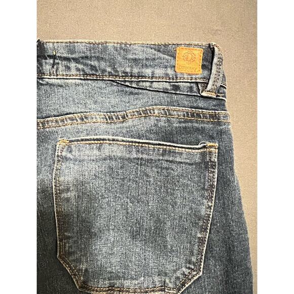 Democracy Jeans Womens Sz 8 Plus Blue Flex-ellent Cropped Fabric Embellished - Picture 6 of 6